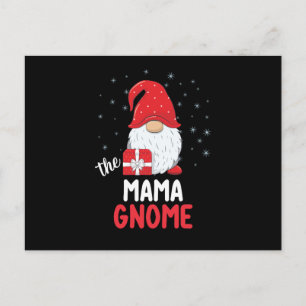 Christmas Mum Mama Cute Gnome Postcard