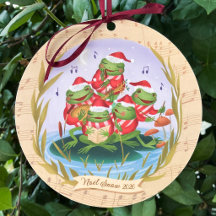 Christmas Music Frogs