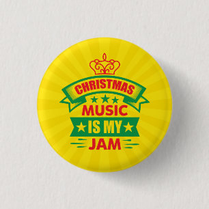 Christmas Music is My Jam-86254 3 Cm Round Badge