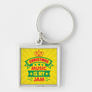 Christmas Music is My Jam-86254 Key Ring