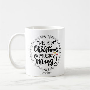Christmas Music Lovers Christmas Gift  Mug