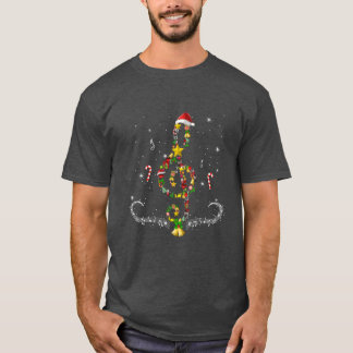 Christmas Musical Note Music Lover Sing Carols T-Shirt