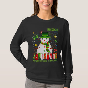 Christmas My Favourite Time of Year with Snowman T-Shirt