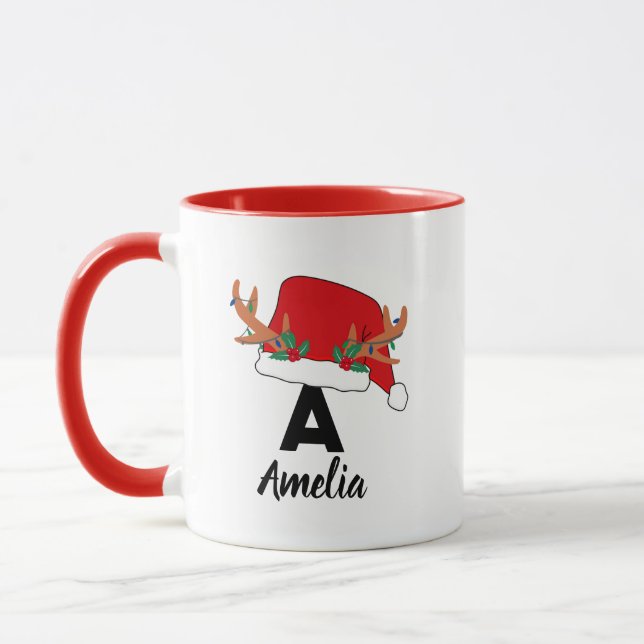Christmas Name Personalized Mug (Left)