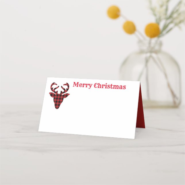Christmas Name Place Cards (Front)