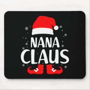 Christmas Nana Claus Leopard Family Matching Pajam Mouse Pad