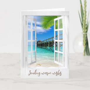 Christmas Nassau Bahama Pier Holiday Card