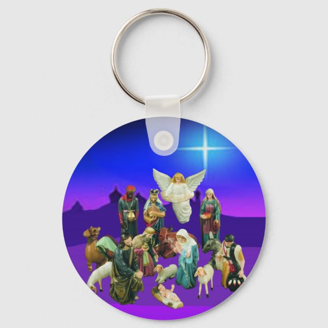 Christmas Nativaty Scene Keychain (Front)