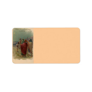 Christmas Nativity Address Label