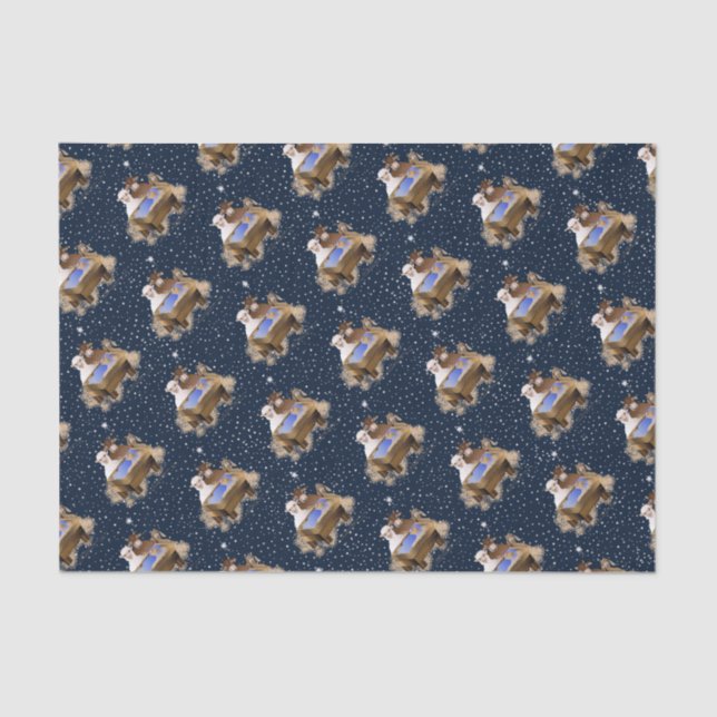 Christmas Nativity Baby Jesus Tissue Paper (Front)