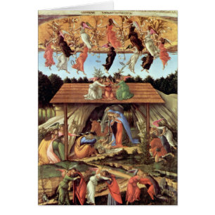 Christmas Nativity, Birth of Christ by Botticelli