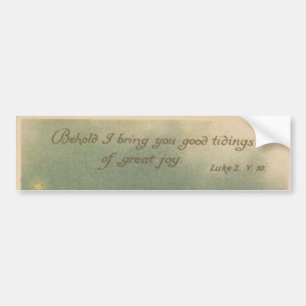 Christmas Nativity Bumper Sticker