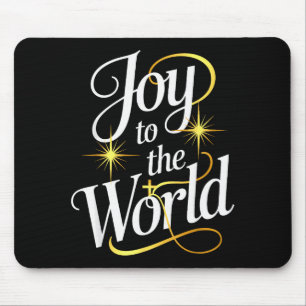 Christmas Nativity Christian Birth Of Jesus Joy To Mouse Pad