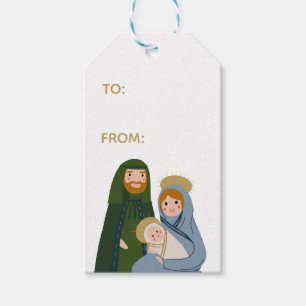 Christmas Nativity Gift Tag