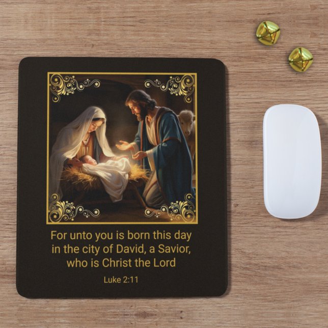 Christmas Nativity Holy Family Religious  Mouse Pad (Creator Uploaded)