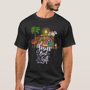 Christmas Nativity Holy Night Birth Jesus Christ R T-Shirt
