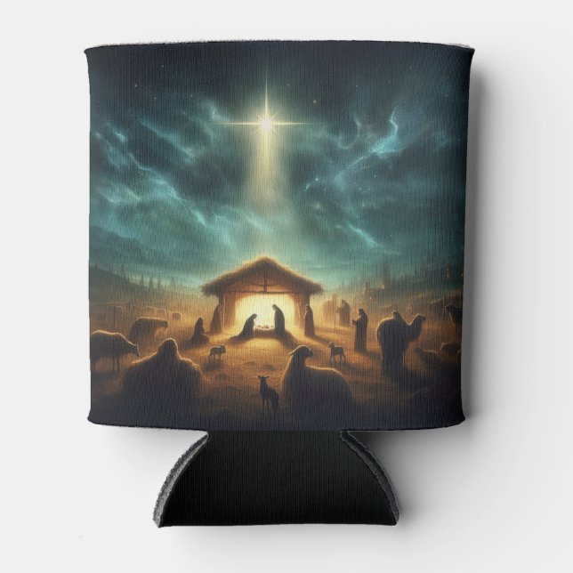 Christmas/Nativity/Jesus Can Cooler (Front)