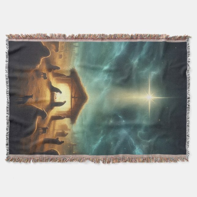 Christmas/Nativity/Jesus Throw Blanket (Front)
