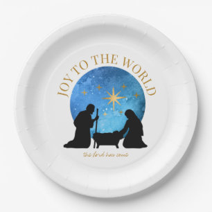 Christmas Nativity   Joy to the World   Holiday Paper Plate