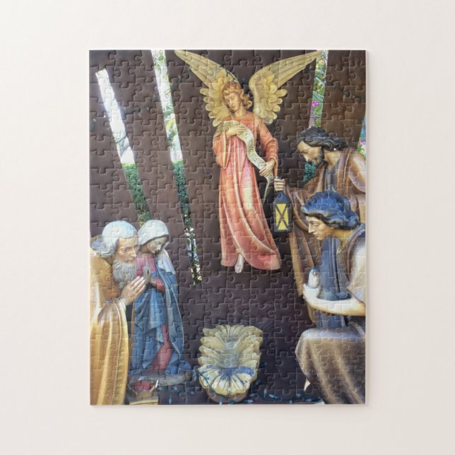 Christmas Nativity. M,J,Angel. Sanibel Is., USA.  Jigsaw Puzzle (Vertical)