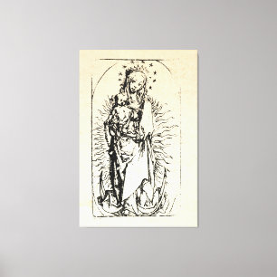 Christmas Nativity Madonna and Child Virgin Mary Canvas Print