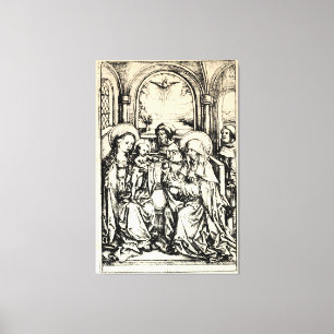 Christmas Nativity Madonna and Child Virgin Mary Canvas Print