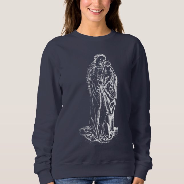 Christmas Nativity Madonna and Child Virgin Mary   Sweatshirt (Front)