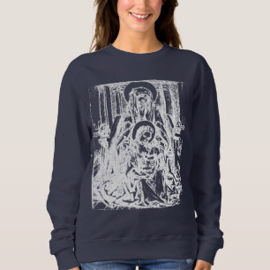 Christmas Nativity Madonna and Child Virgin Mary   Sweatshirt