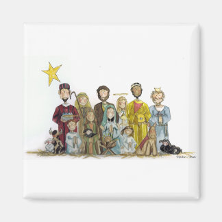 Christmas Nativity Magnet
