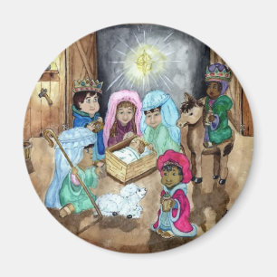 Christmas Nativity Magnet