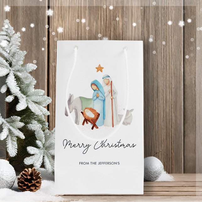 Christmas Nativity Manger Gift Bag (Creator Uploaded)