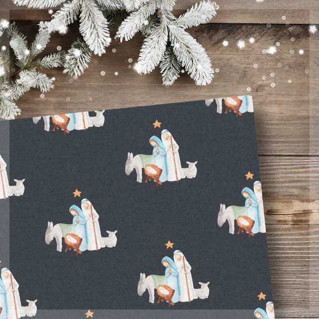 Christmas Nativity Manger Gift Bag Tissue Paper (Creator Uploaded)