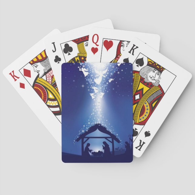 Christmas Nativity Playing Cards (Back)