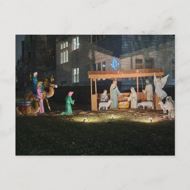 Christmas Nativity Postcard (Front)