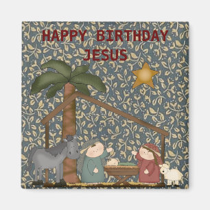 Christmas Nativity Scene Baby Jesus Magnet