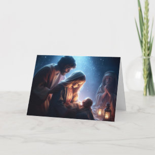 Christmas Nativity Scene Christmas Greeting Cards