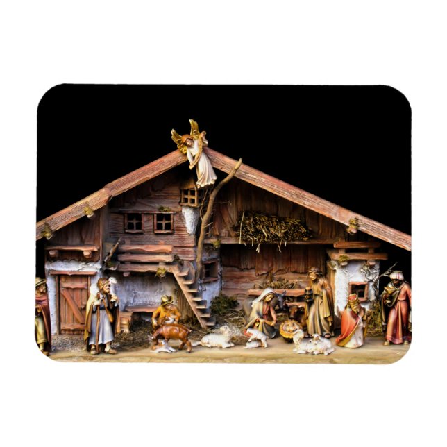 Christmas Nativity Scene Magnet (Horizontal)