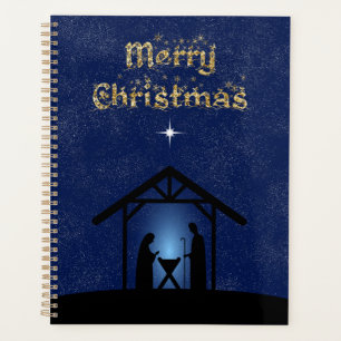 Christmas Nativity Scene Religious Planner