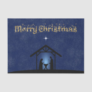 Christmas Nativity Scene Religious Tissue Paper