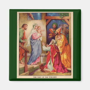 Christmas Nativity Scene Wisemen Magnet