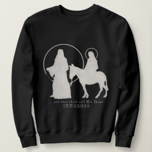 Christmas Nativity Silhouette Sweatshirt