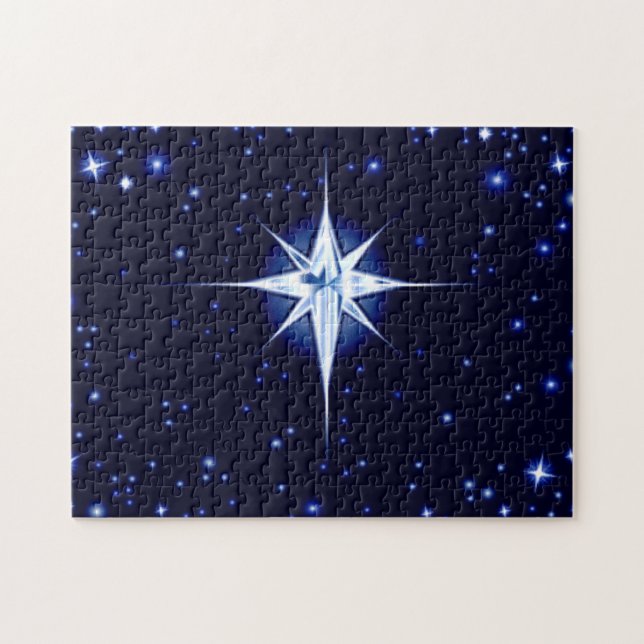 Christmas Nativity Star Jigsaw Puzzle (Horizontal)