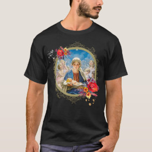 Christmas Nativity Star Mother Mary Jesus Catholic T-Shirt