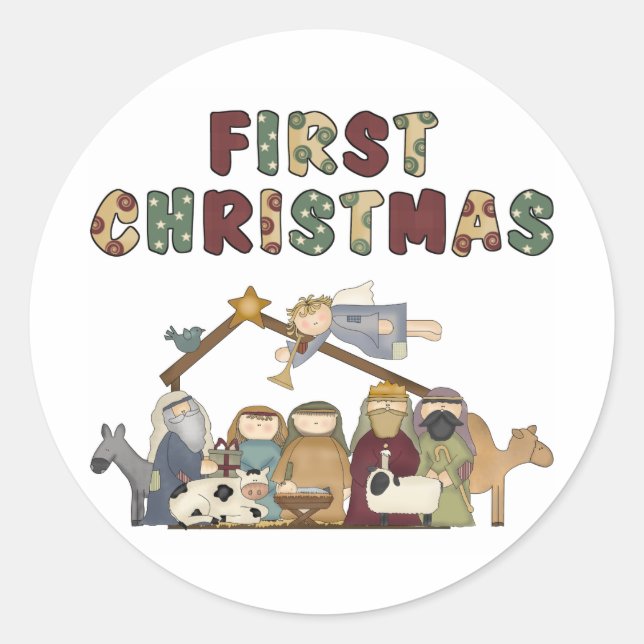 Christmas Nativity Stickers (Front)