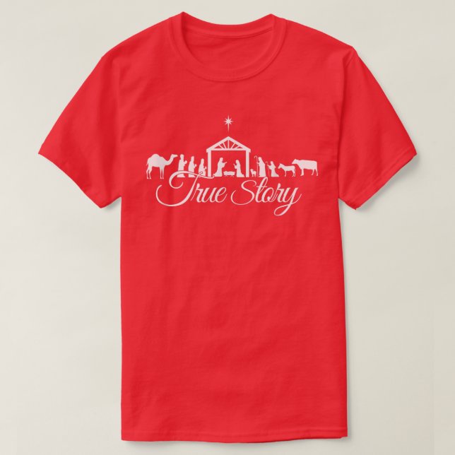 Christmas Nativity  T-Shirt (Design Front)