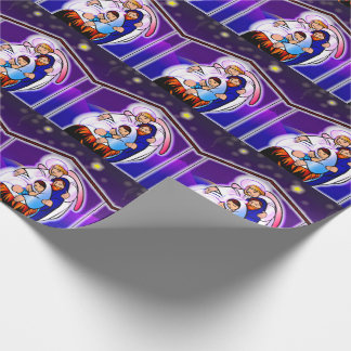 Christmas Nativity with Baby Jesus Wrapping Paper
