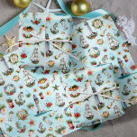Christmas Nautical Sailing Ships Lighthouses Ocean Wrapping Paper Sheet<br><div class="desc">This set consists of 3 wrapping paper sheets,  with a watercolor Christmas nautical pattern. Sailing Ships and lighthouses are interspersed with sea shells,  anchors,  life buoys and ship's wheels,  all decorated for the holidays with greenery sprigs,  holly,  and lights.</div>