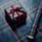 Christmas navy plaid classic holiday simple