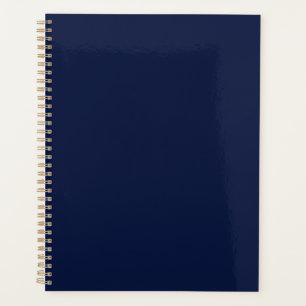 Christmas navy, solid navy, deep navy, plain navy planner