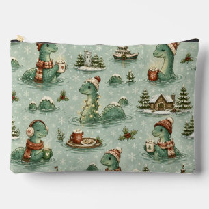 Christmas Nessie Loch Ness Monster Cosy Cryptids  Accessory Pouch